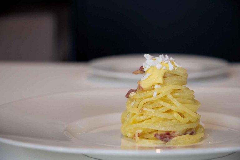 Fake spaghetti alla carbonara, la ricetta di Franco Aliberti