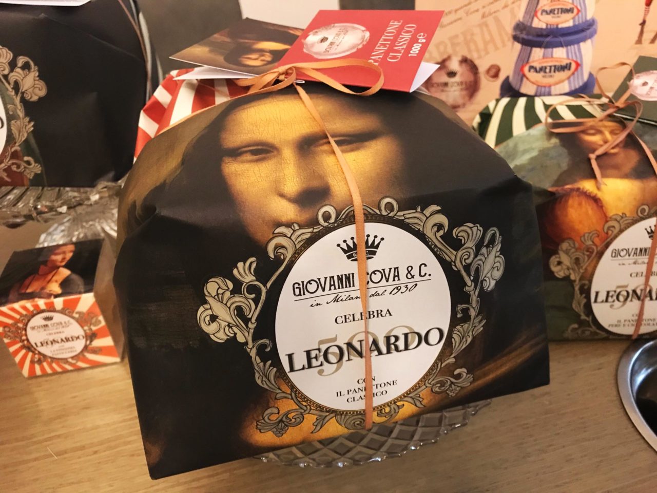 Giovann Cova & C Gioconda sul panettone classico