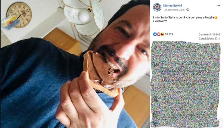 Matteo Salvini contro la Nutella: non è italiana, usa nocciole turche