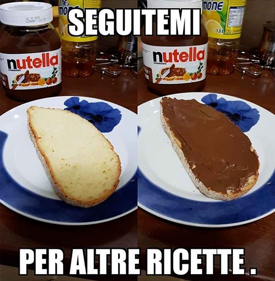 Pane e Nutella, la ricetta più facile del mondo e i riti dell&#8217;unboxing