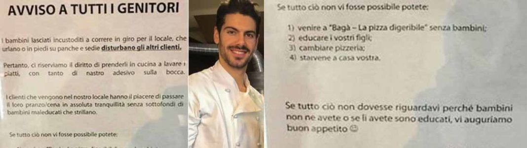 Dov E La Pizzeria Del Cartello Che Vieta L Ingresso Ai Bambini