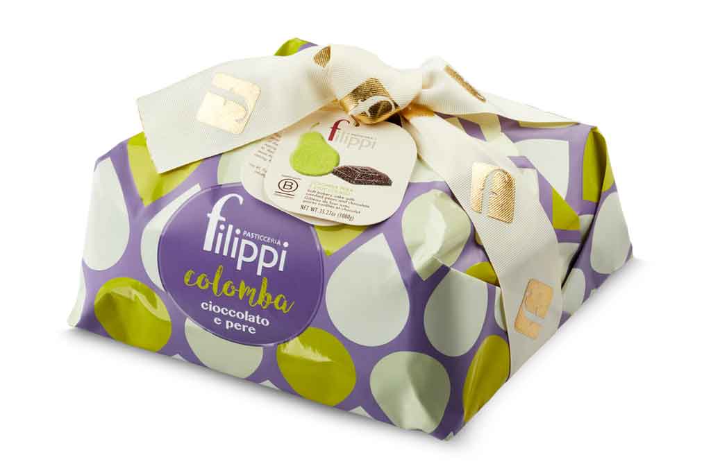 filippi colomba di Pasqua cioccolato pere