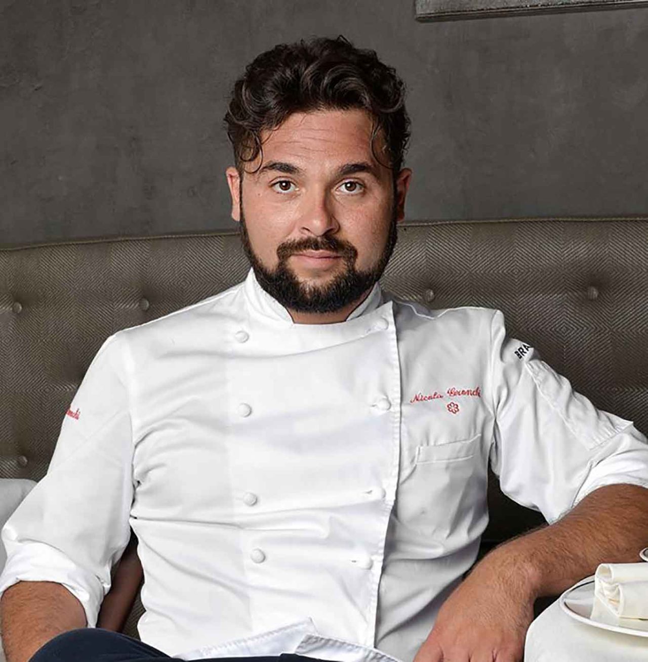 Nicola Gronchi chef del ristorante di pesce Romano a Viareggio