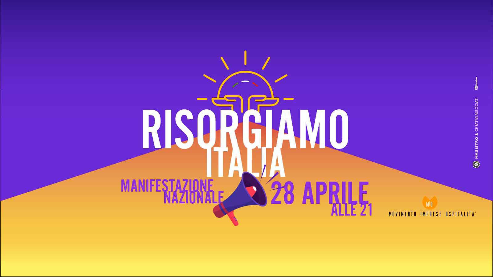 Risorgiamo Italia. Le 16 richieste dei ristoratori che il 28 aprile protestano