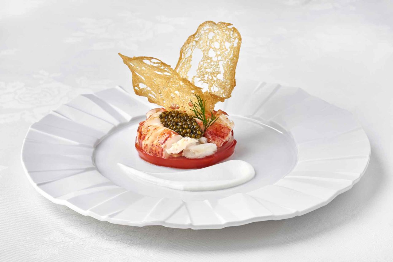 medaglione lobster e caviale