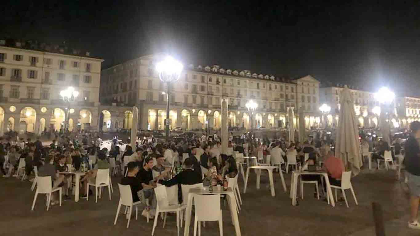 Torino. Quattro nuove aree pedonali per una movida anti contagio