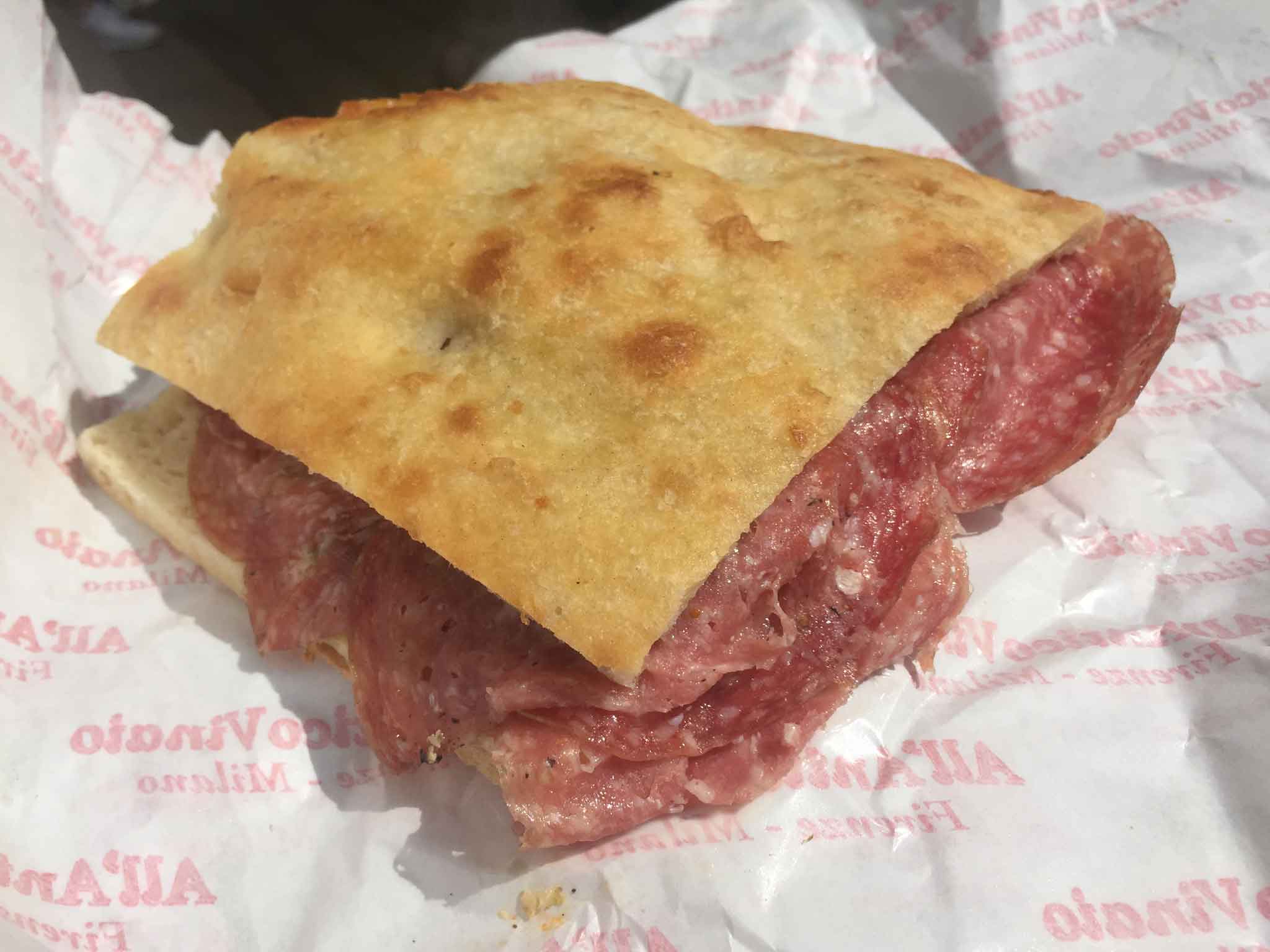 All’Antico Vinaio a Milano. Le schiacciate fiorentine sono un successo