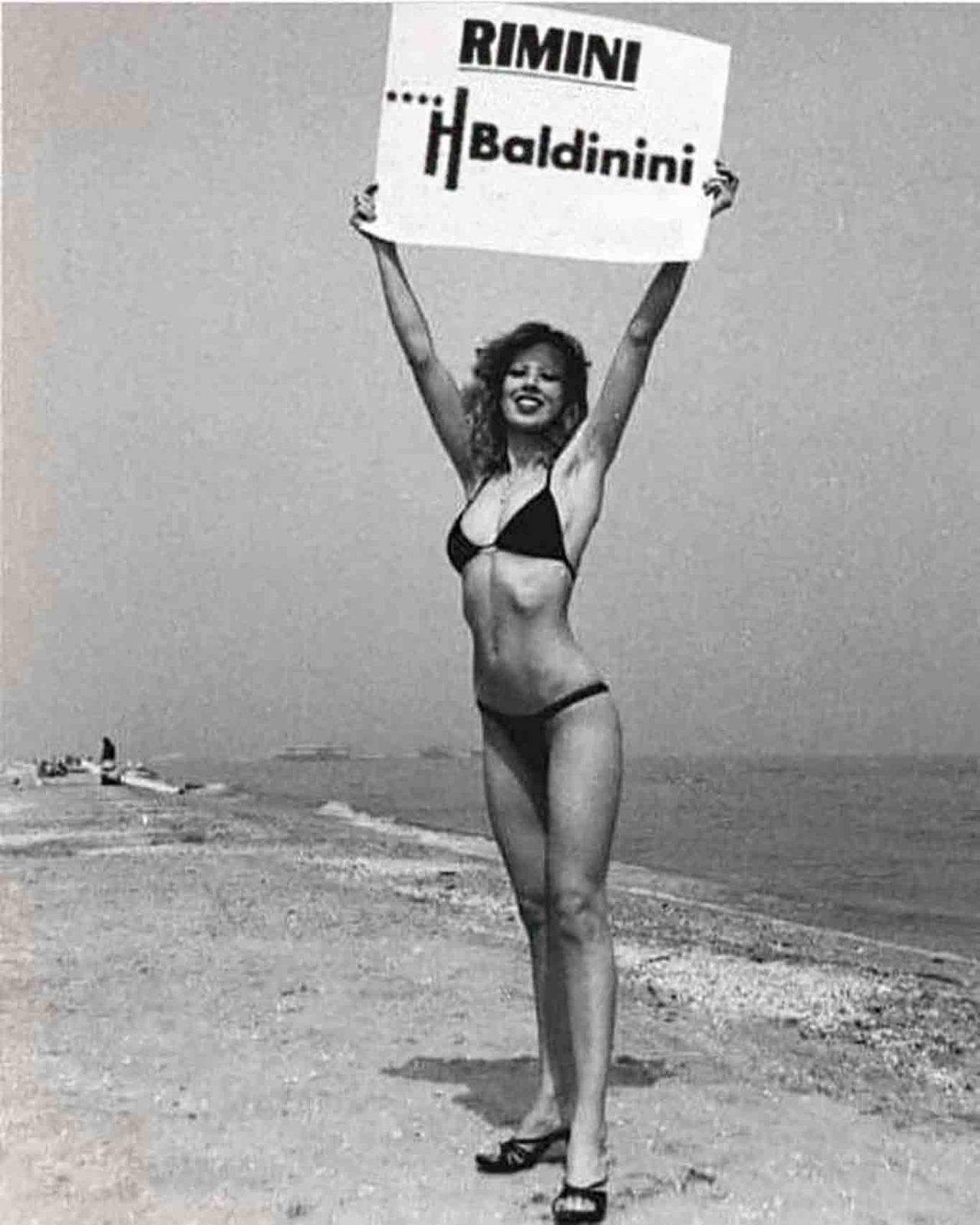 Rimini spiaggia mare vintage