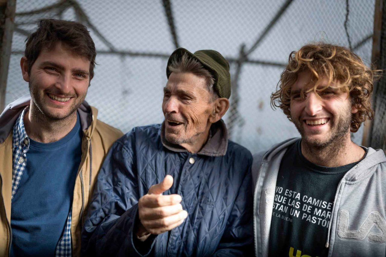 Trabucchi sul Gargano Domenico e Vincenzo con il nonno Mimi