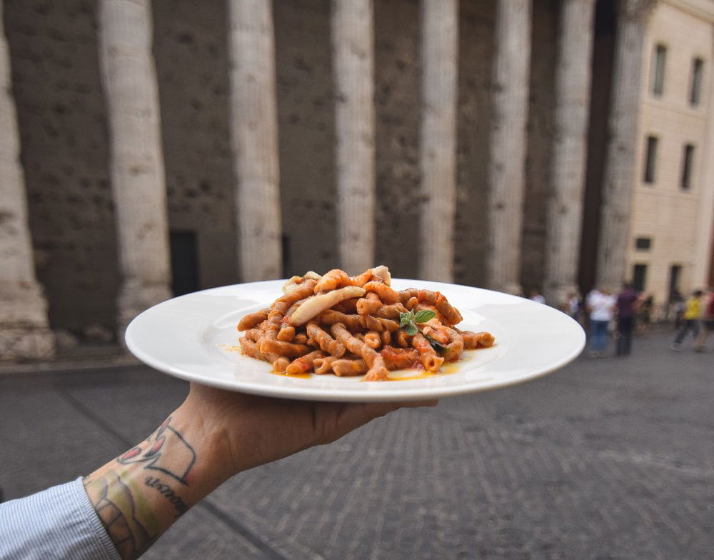 piatto di pasta a Roma