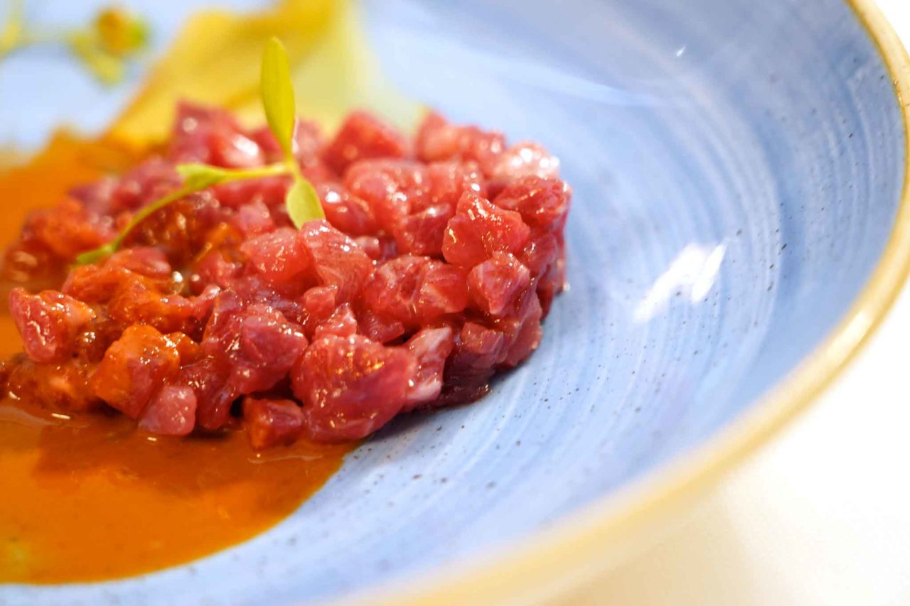 tartare di manzo Antonio Iacoviello