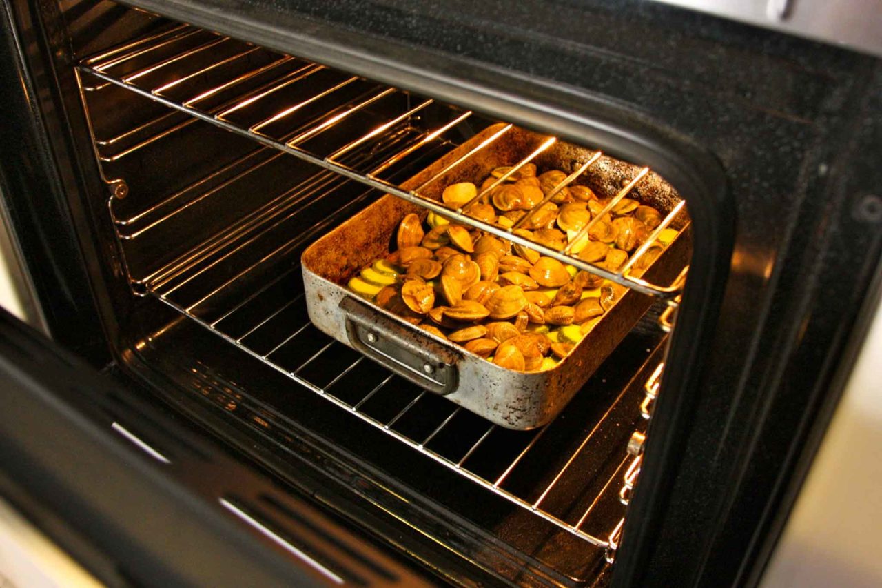 vongole e zucchine in forno 