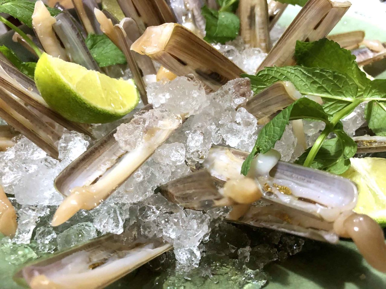 Street Stritt ristorante di pesce a Casal Velino Marina in Cilento cannolicchi