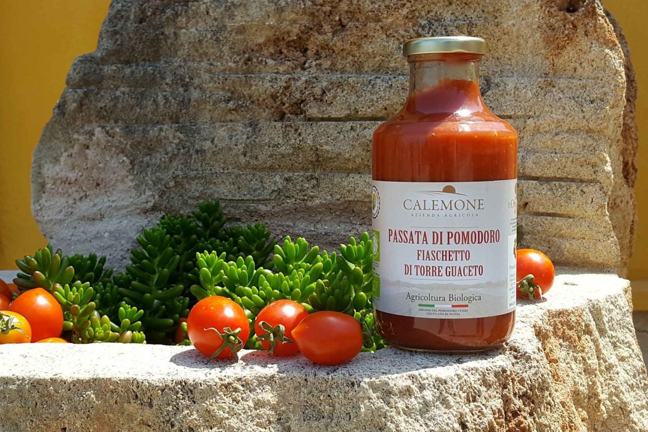 passata di pomodoro fiaschetto di Torre Guaceto Calemone