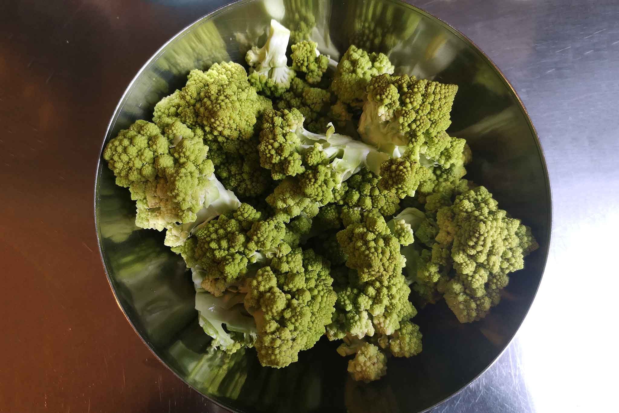 Broccolo romanesco: tortino con ricotta e pecorino. Cavolo che ricetta