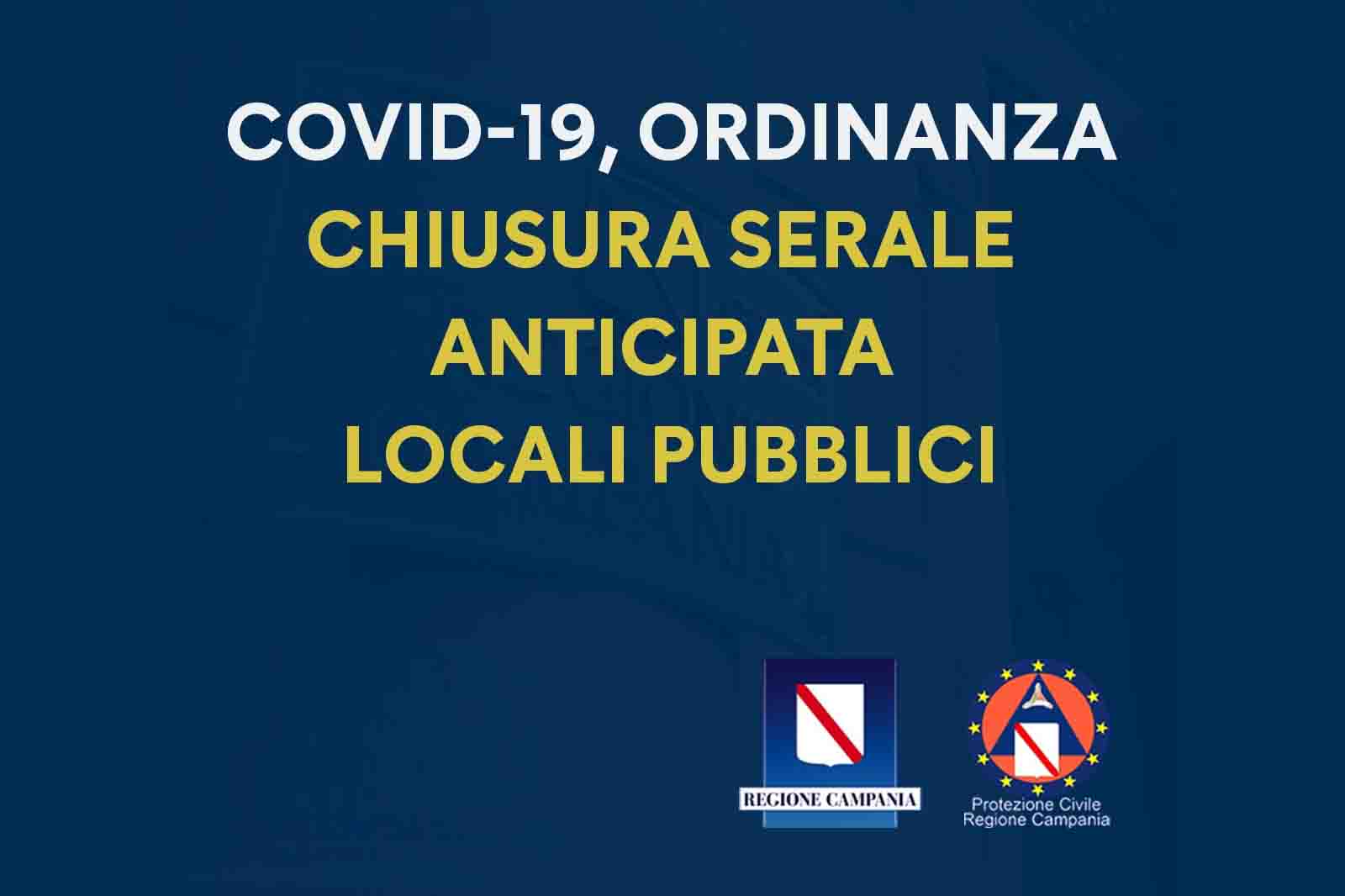 Covid-19. De Luca anticipa Conte: chiusura ristoranti alle 23 da oggi