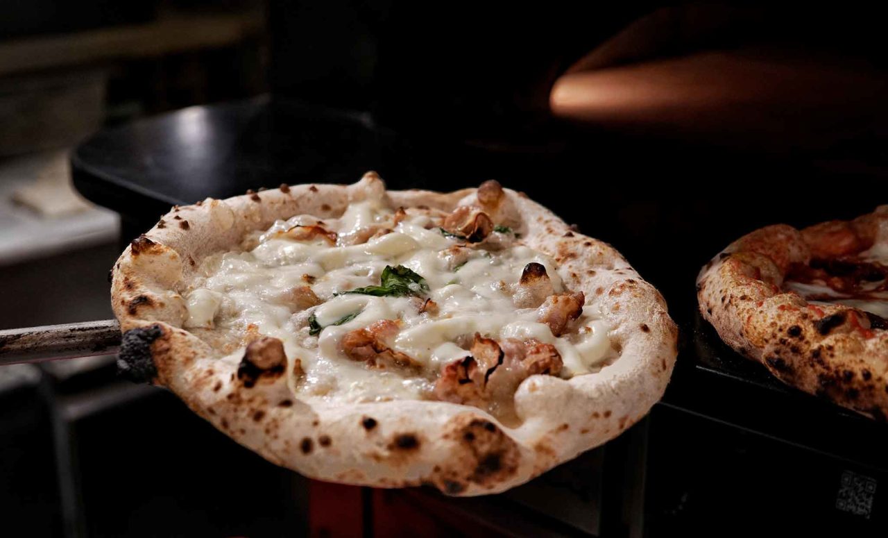 pizza Gricia da terminare pizzeria Da Zero Firenze