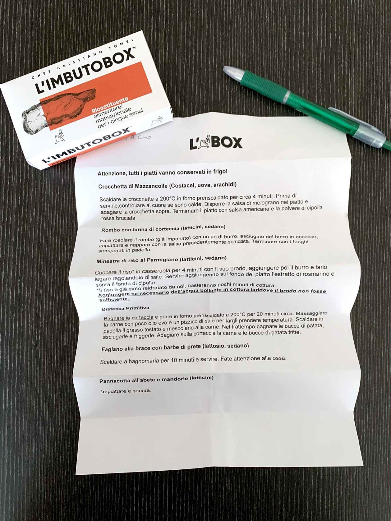 L'imbuto Box a domicilio istruzioni