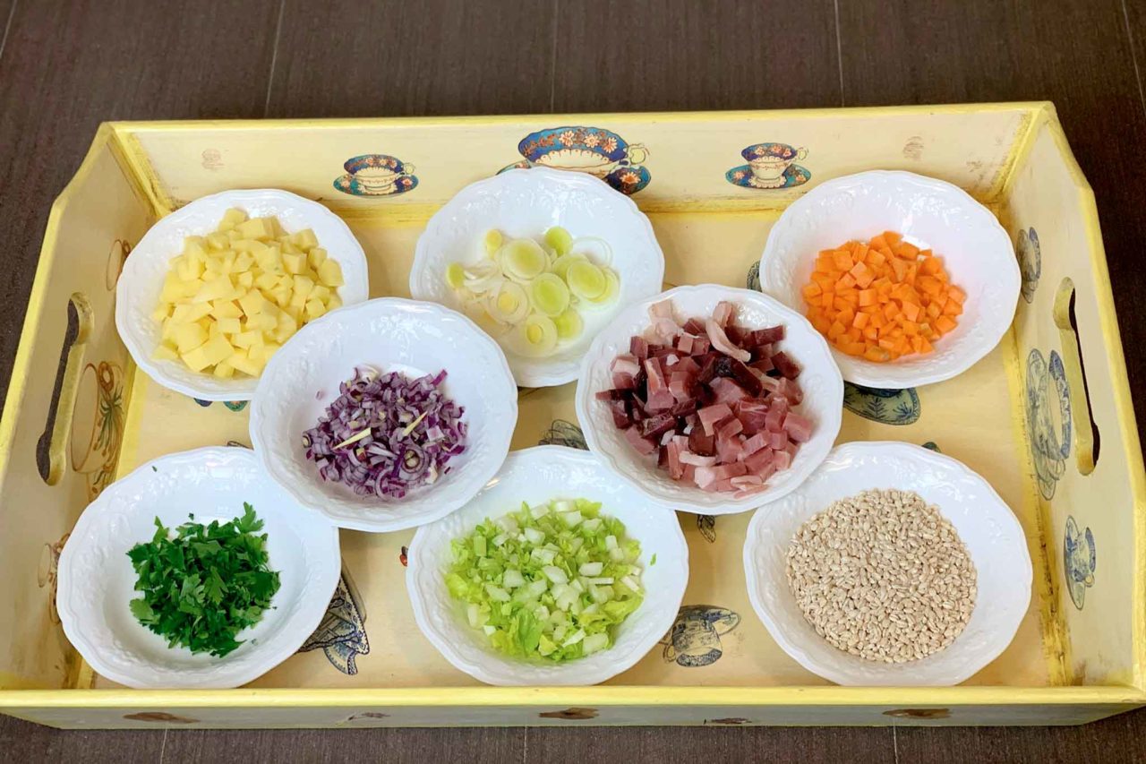 zuppa d'orzo ingredienti