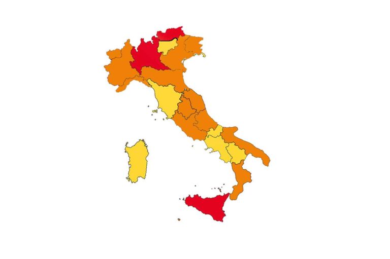 Nuovo Dpcm gennaio ristoranti e bar. Regole zona rossa, arancione, gialla