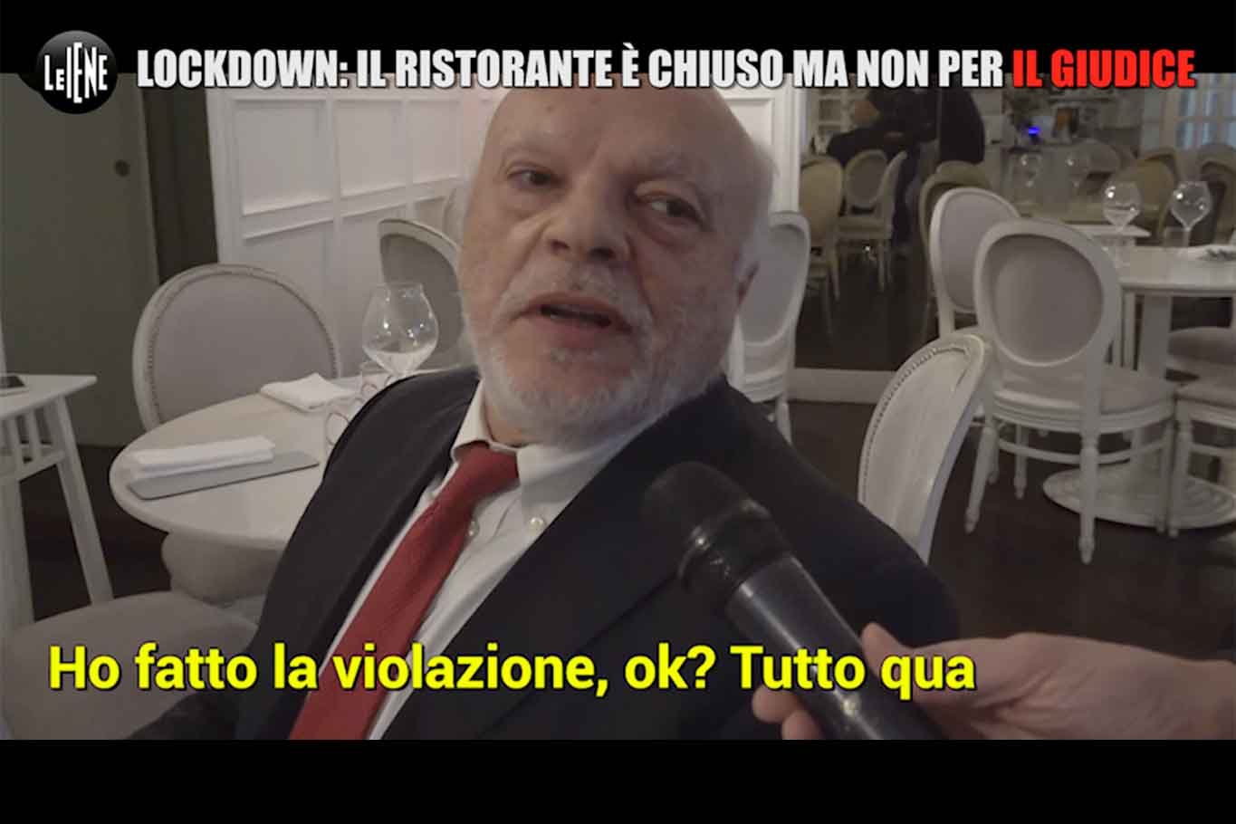 Zona arancione: giudice fa aprire il ristorante Chinappi di Roma solo per sé