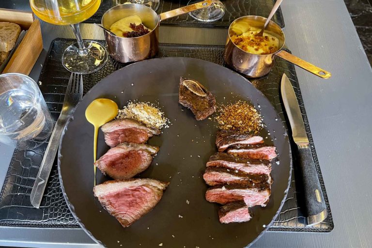 Carne. Recensione del menu a 50 € del ristorante La Griglia di Varrone