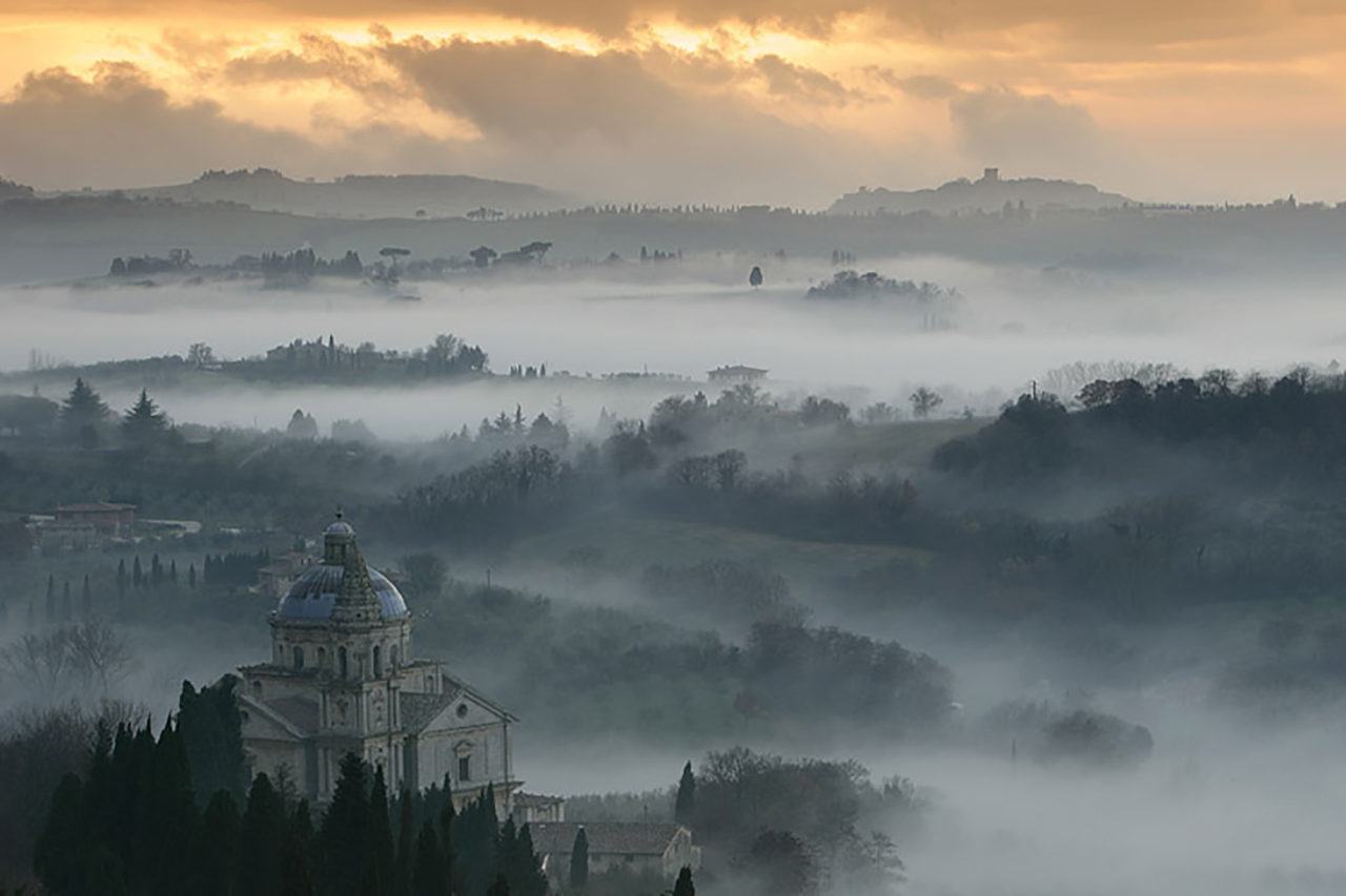 panorama fuori Montepulciano