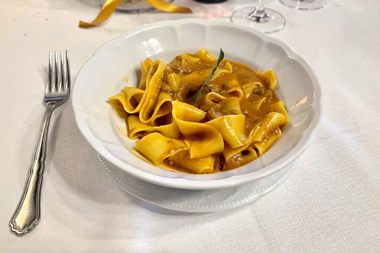 ristorante La Botte Monreale Sicilia pappardelle