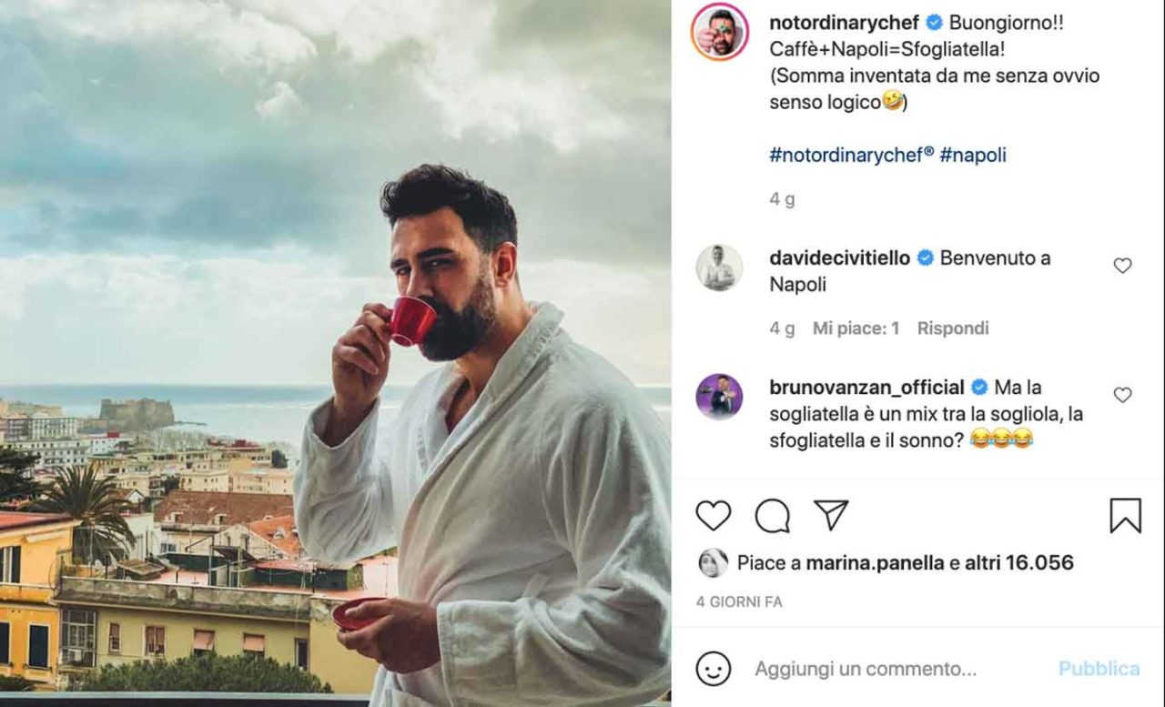 roberto valbuzzi tweet napoli sexy chef