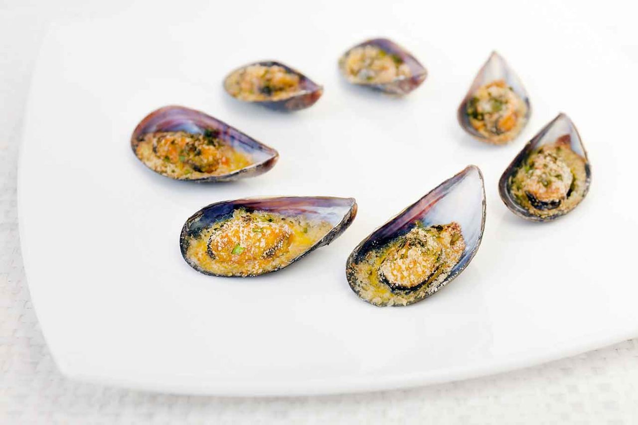 cozze gratinate