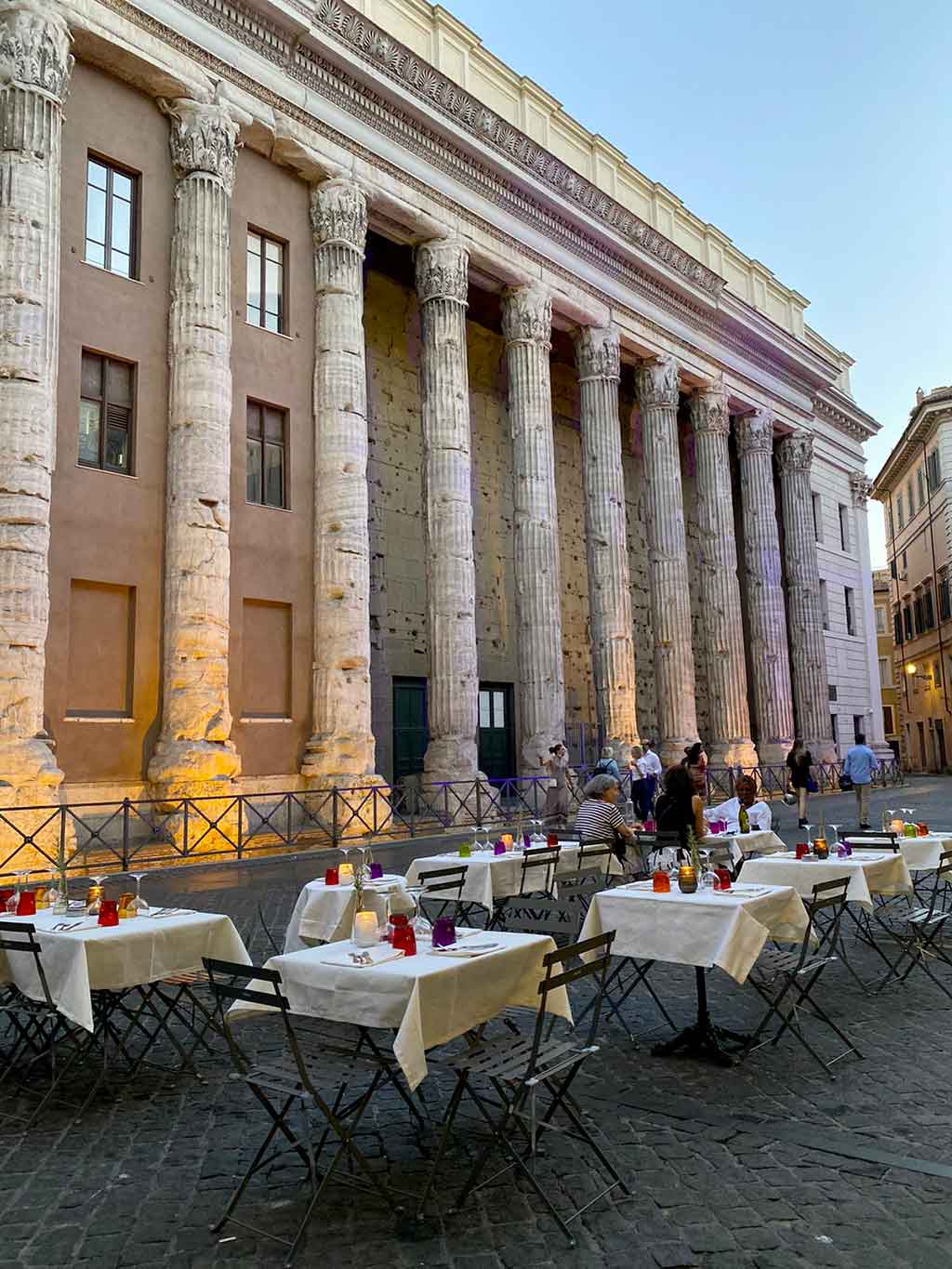 dehors tavoli aperto osteria Ingegno Roma riaperture a maggio