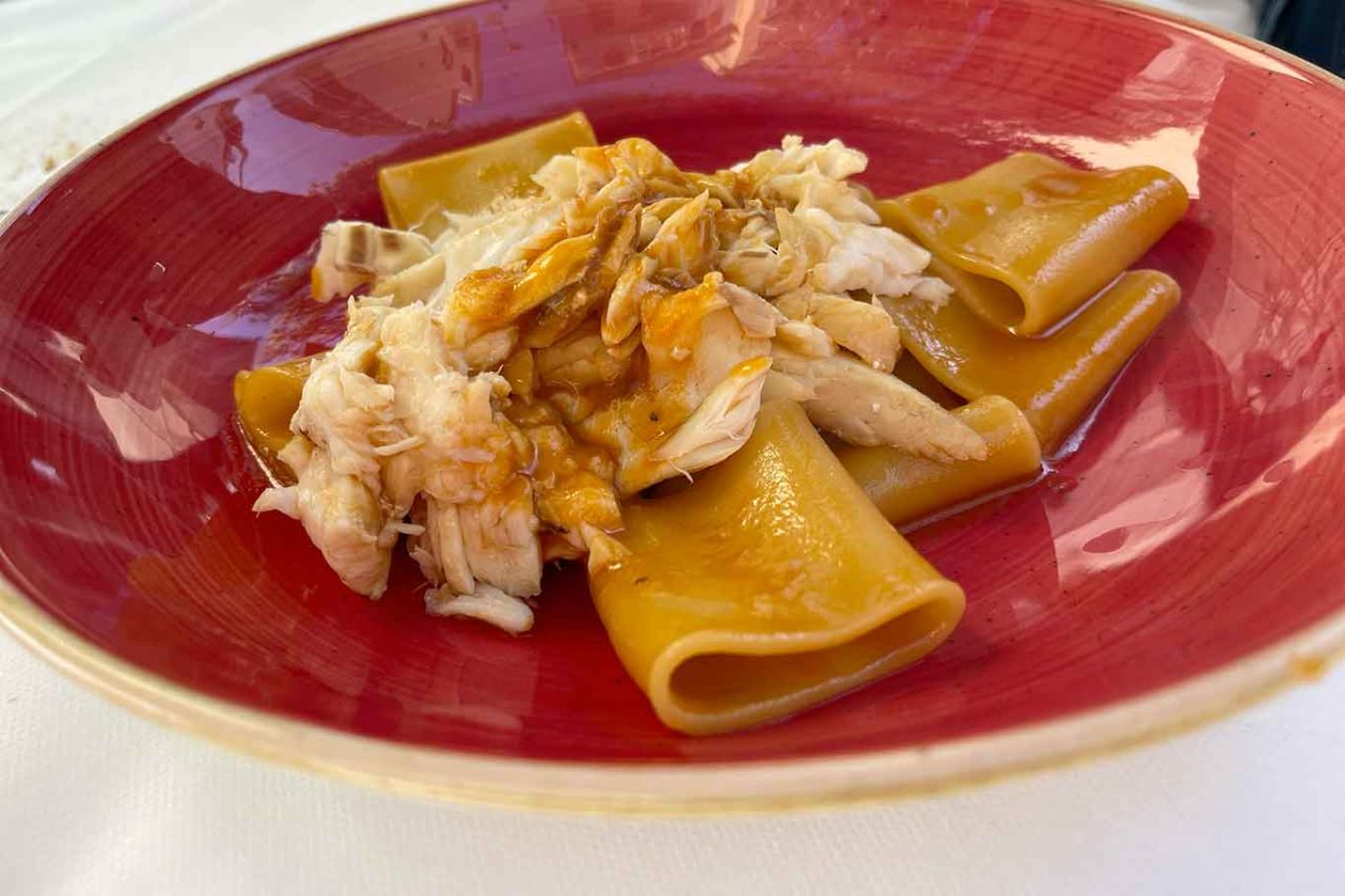 Osteria di Pescheria Salerno paccheri con cernia