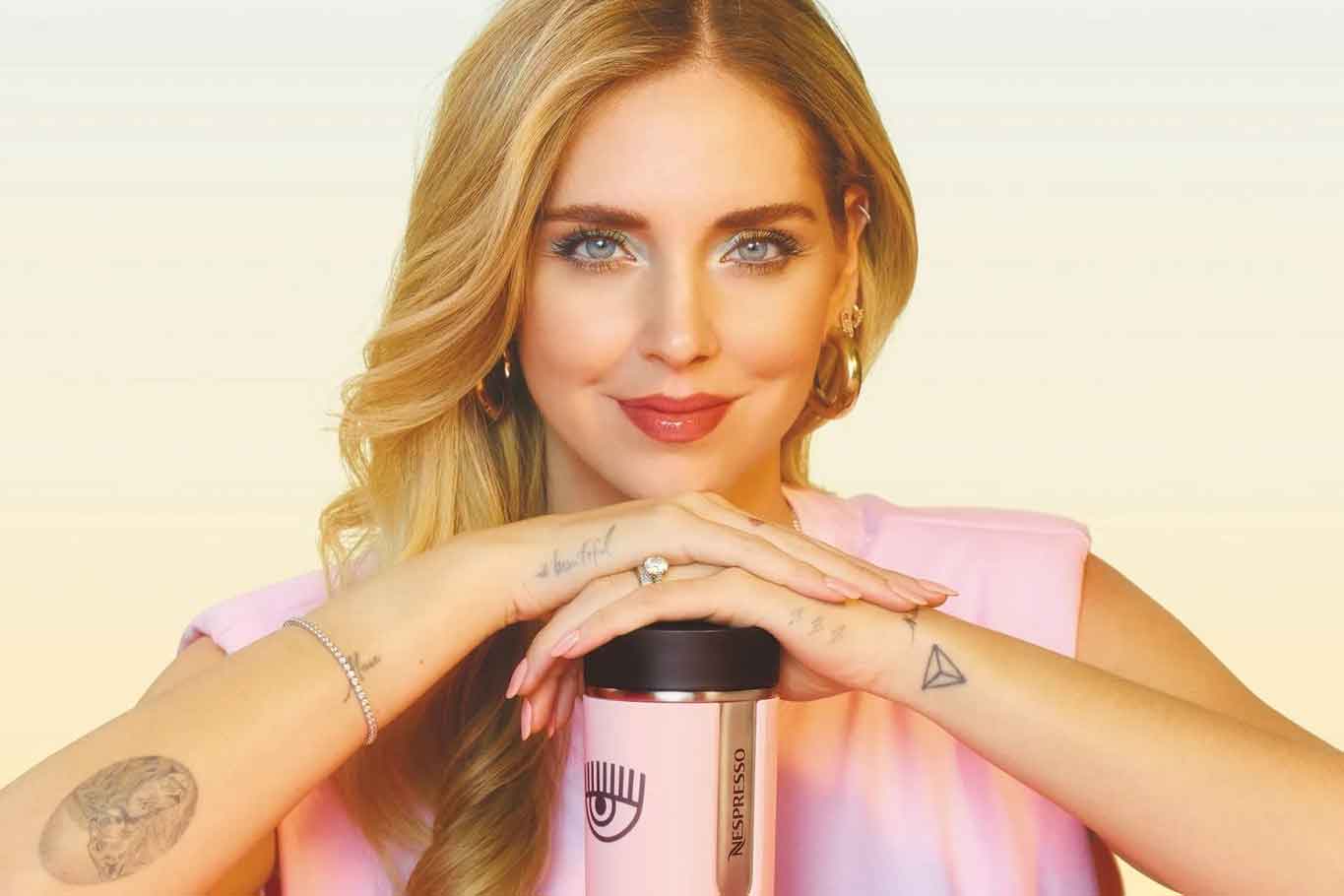 Chiara Ferragni e Nespresso aprono un temporary caffè a Milano in Brera