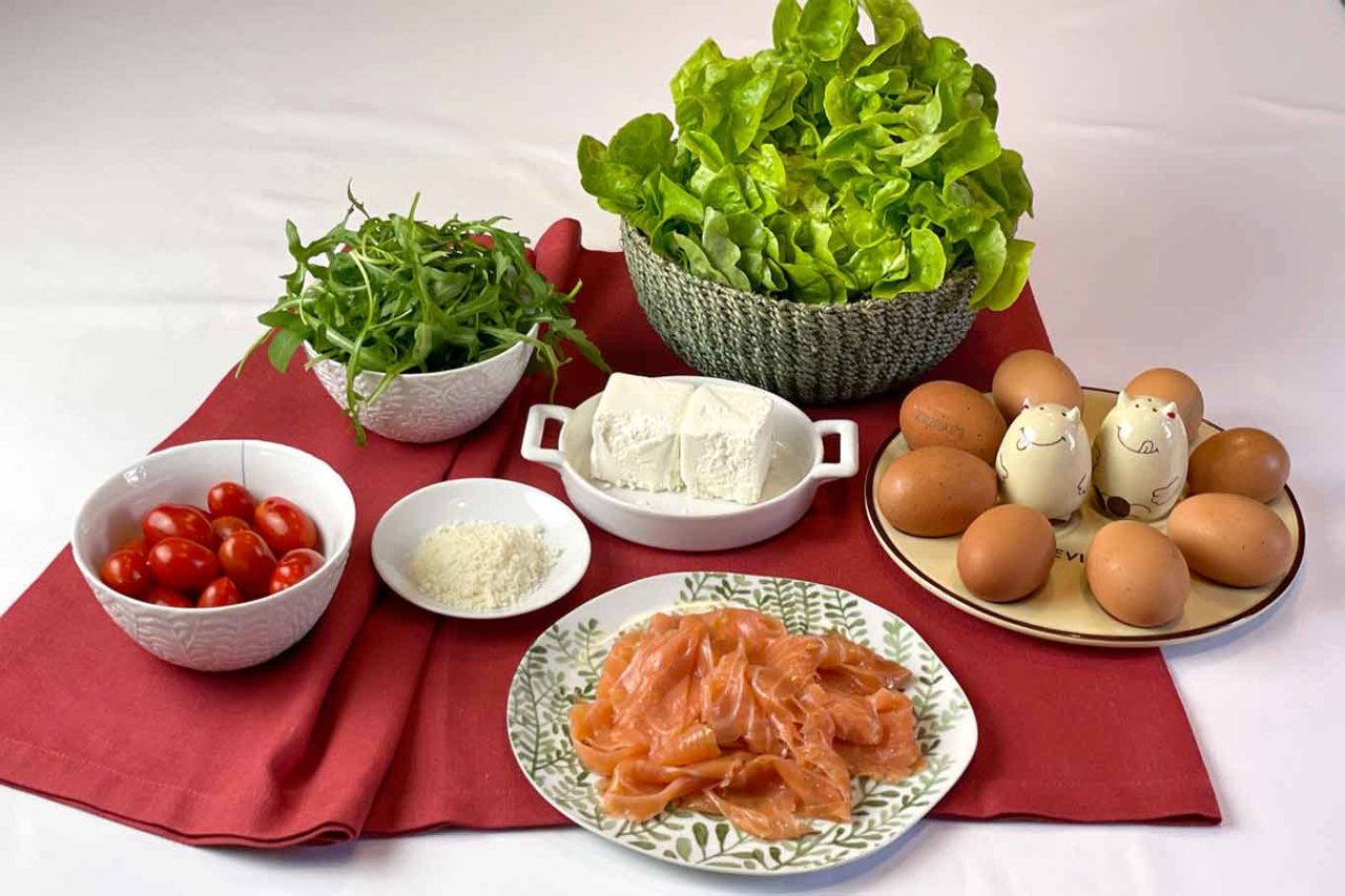 girelle rucola e salmone ingredienti