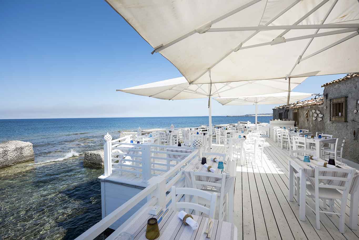 Cortile Arabo: champagne e cucina sul mare di Marzamemi in Sicilia