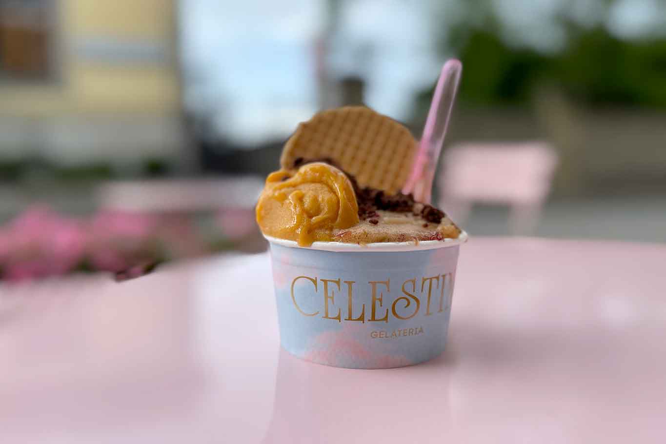 Il buon gelato artigianale e i sorbetti con frutta del territorio di Celestina