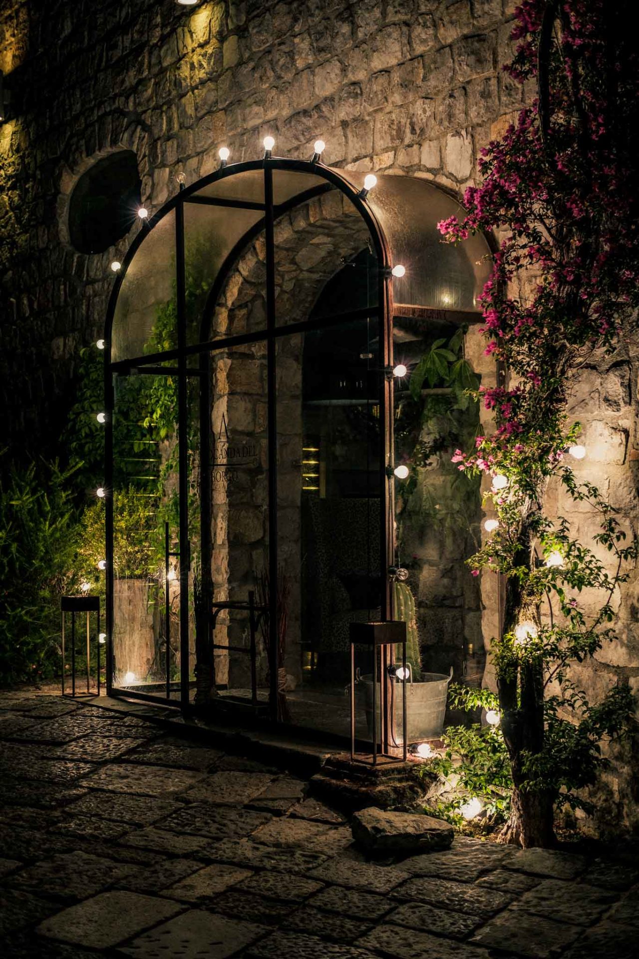 Locanda del Borgo ristorante Telese Terme ingresso