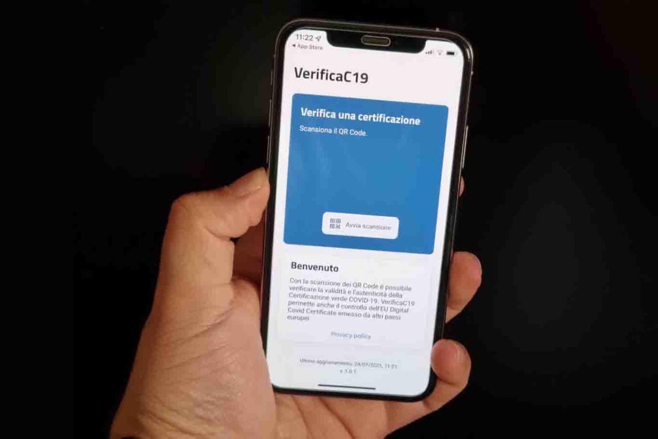 green pass al ristorante app VerificaC19 e chiusure