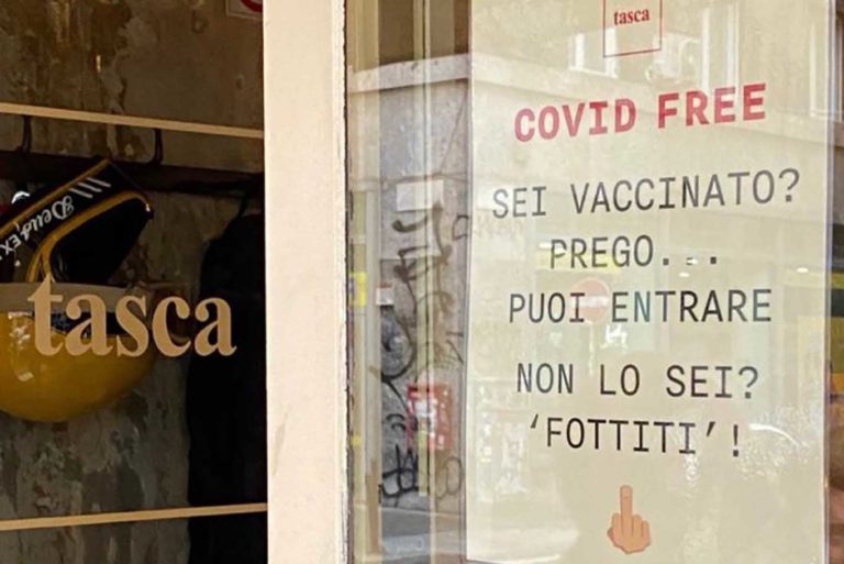 &#8220;Non sei vaccinato, fottiti&#8221;. Storia triste del ristorante asfaltato sui social