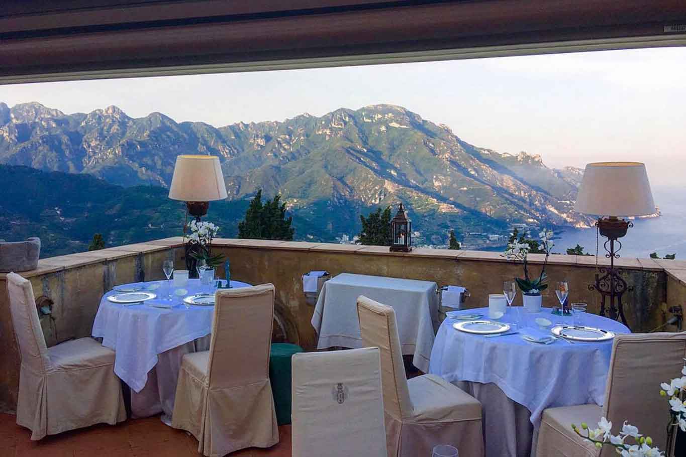 Il Flauto di Pan, ristorante con vista sulla Costiera Amalfitana