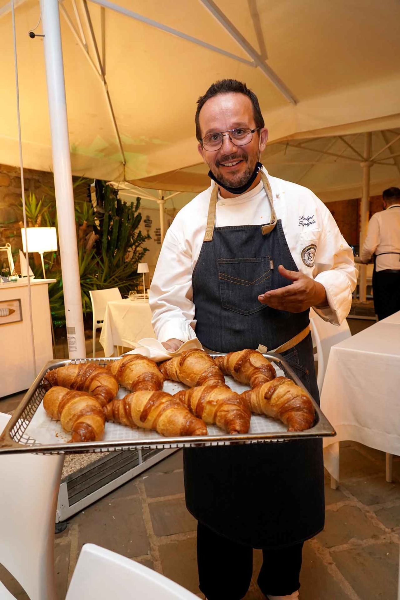 Luigi Iapigio al ristorante Il Veliero Acciaroli Cilento 