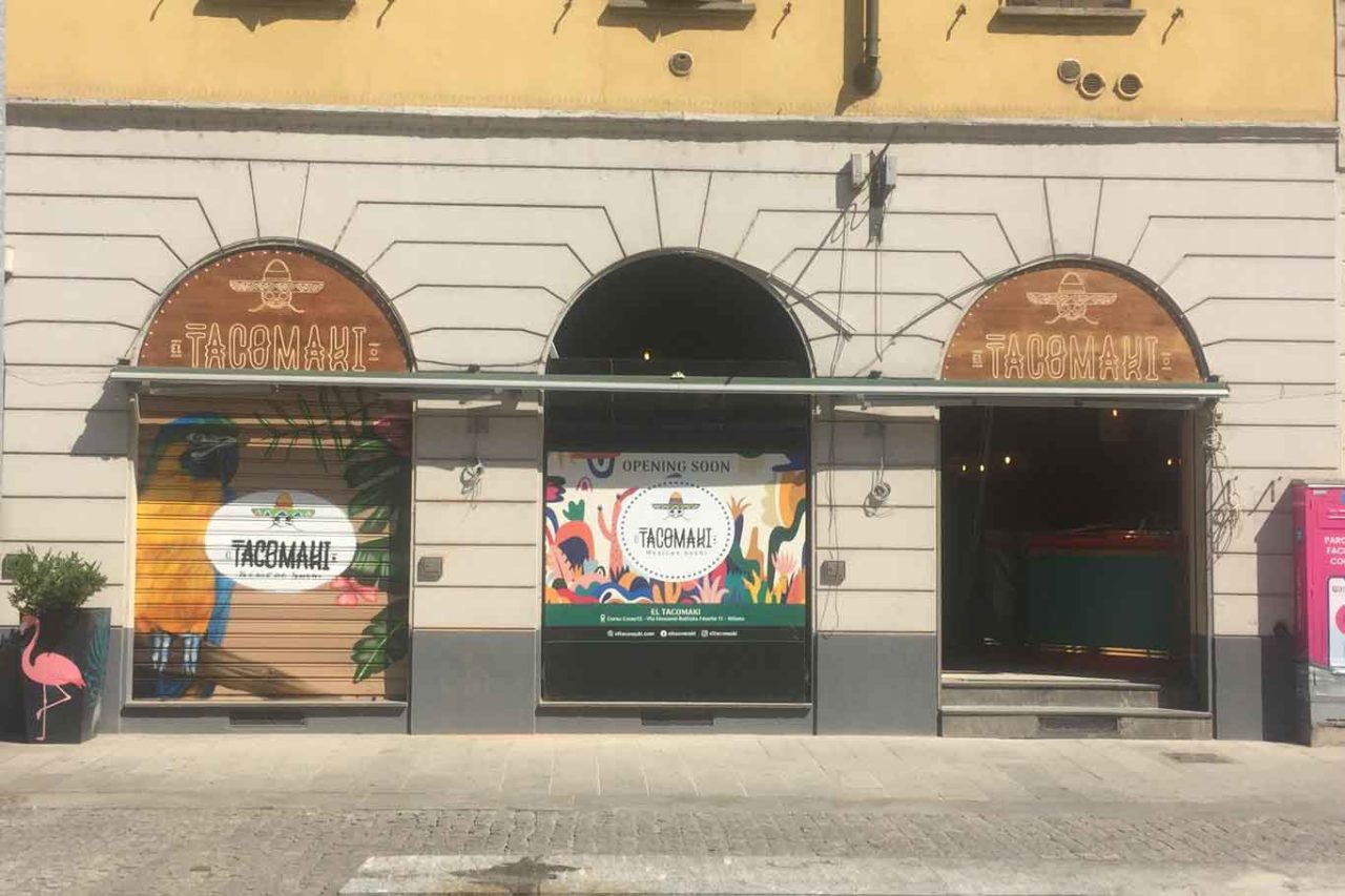 Nuove aperture d'autunno a Milano el tacomaki corso como esterno in corso Como