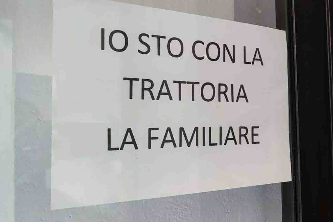 Trattoria La Familiare e la cena tre volte pessima: risponde il proprietario