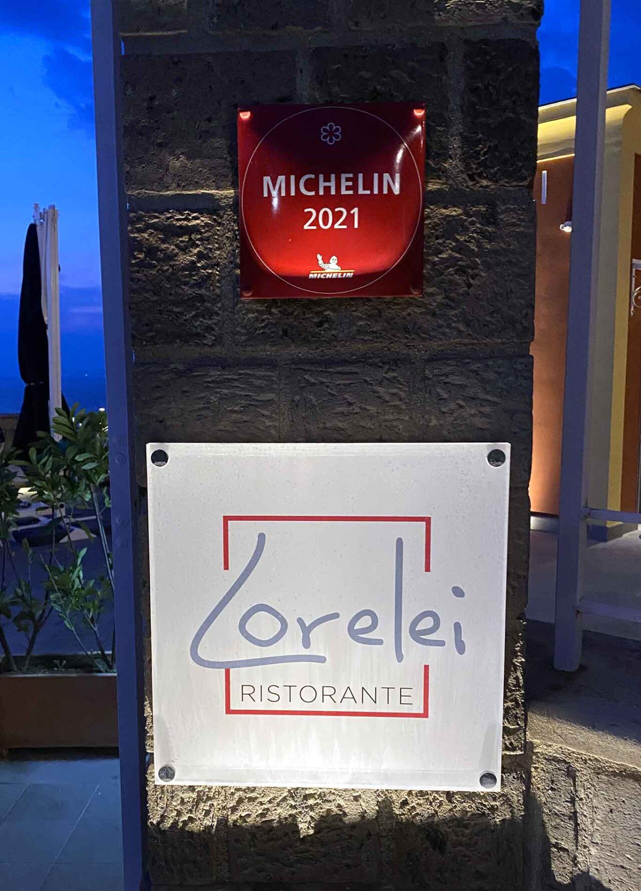 ristorante Lorelei Sorrento stella michelin