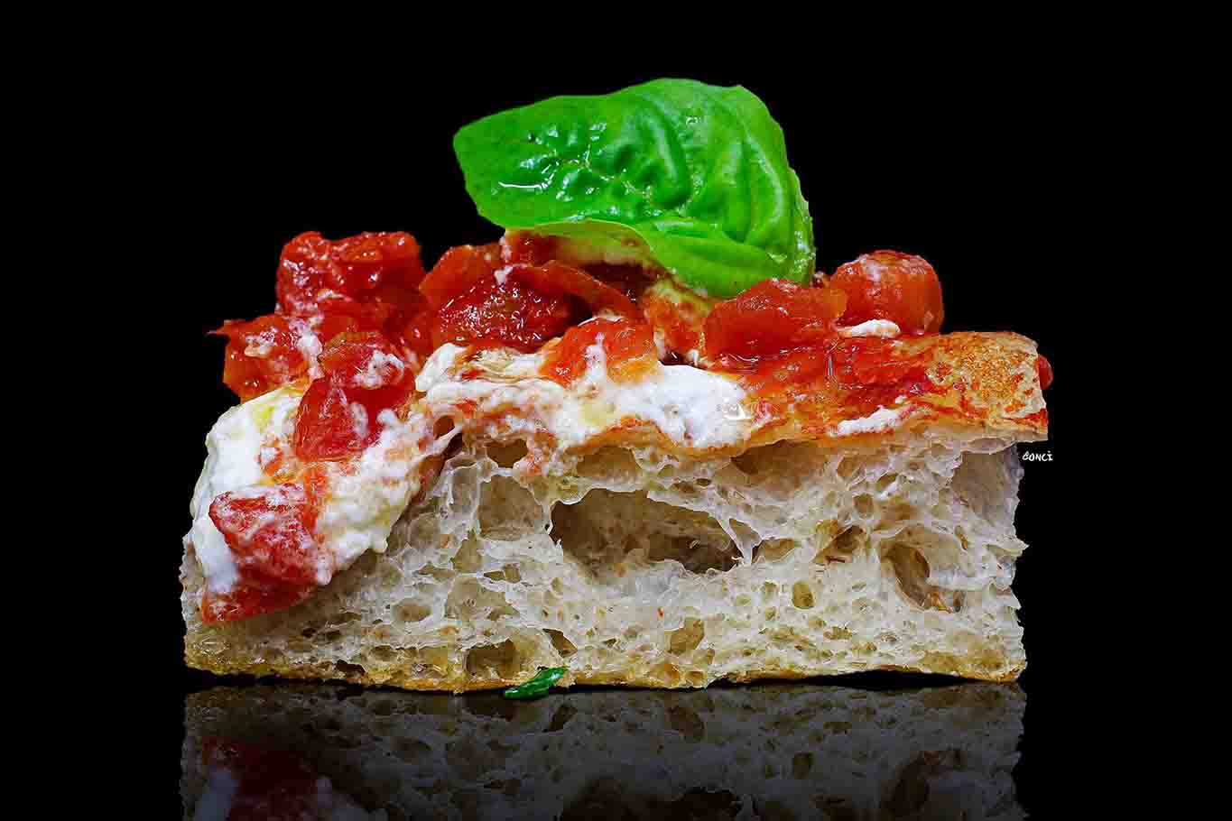 Pizza di Bonci per Natale con impasto e condimento dedicato