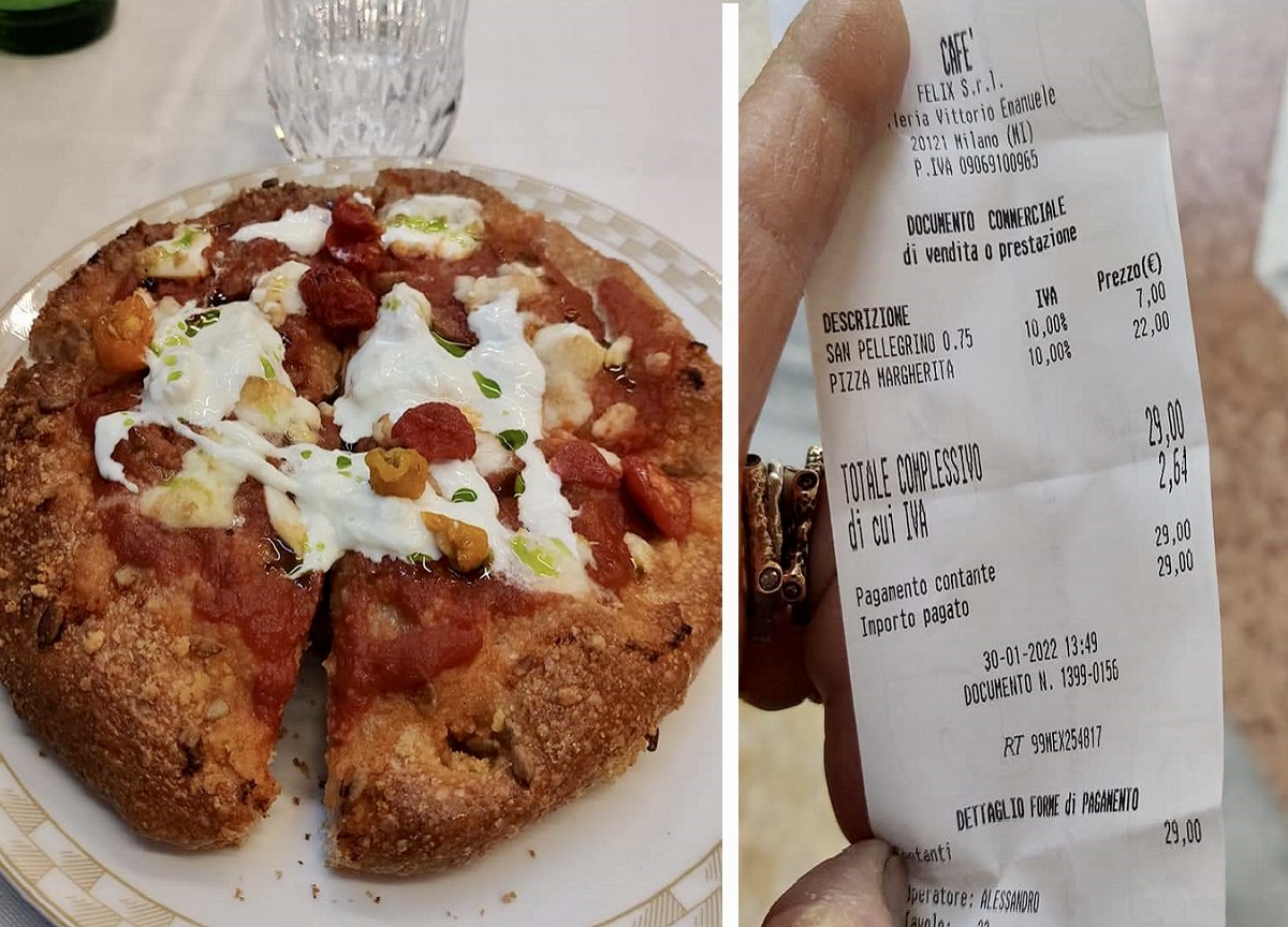 Pagare 22 € la pizza di Cracco e indignarsi per il prezzo. Perché?