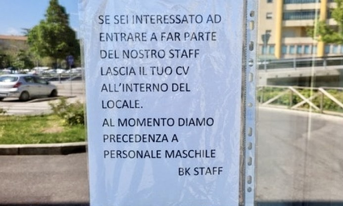 Burger King Terni: l’annuncio di lavoro è sessista o solo stupido?