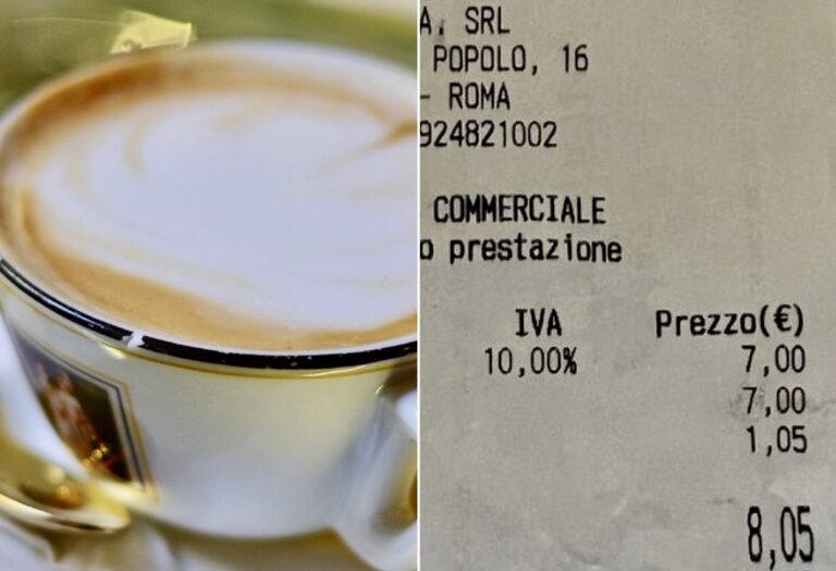 Il cappuccino a 8 euro in centro a Roma. La piaga dell’indignato speciale