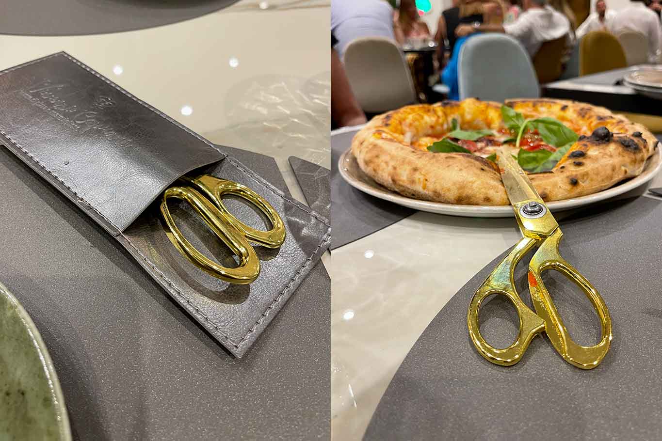 La nuova pizzeria di Vincenzo Capuano a Pomigliano d&#8217;Arco ha le forbici