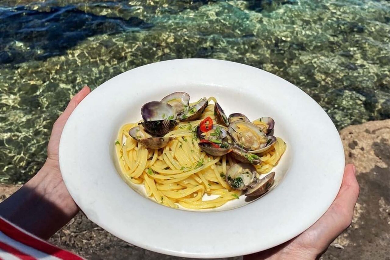 spaghetti alle vongole miramar